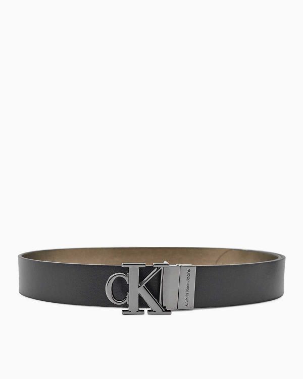 Calvin Klein Round Mono Reversible Belt Kemer Fashion