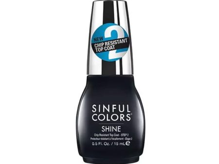 Sinful Colors Nail Polish Shine Top Coat 15ml Online