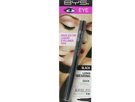 BYS Liquid Eyeliner Pen Angled Tip Black Cheap