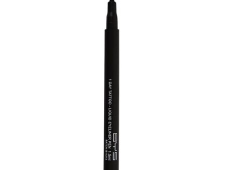 BYS Liquid Eyeliner Pen 1 Day Tattoo Waterproof Black Discount