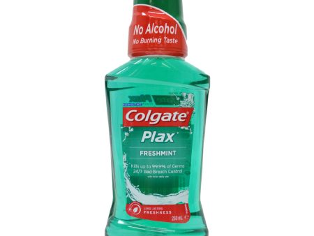 Colgate Plax Mouthwash Alcohol Free Freshmint 250ml Sale