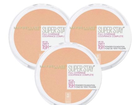 3x Maybelline SuperStay Powder 10 Ivory 9g Fashion