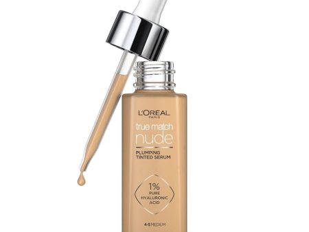 L Oreal True Match Nude Plumping Tinted Serum 4-5 Medium 30ml Online Hot Sale