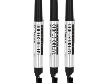 3x Maybelline Tattoo Brow Lift Stick 02 Soft Brown Fashion