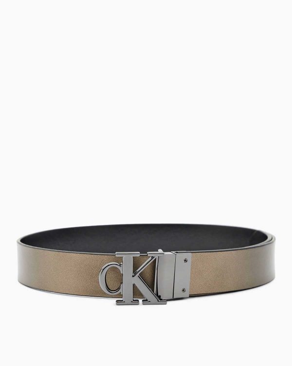 Calvin Klein Round Mono Reversible Belt Kemer Fashion