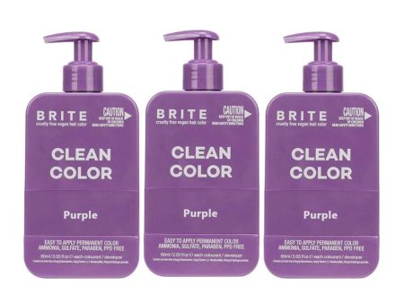 3x Brite Clean Color Purple Supply