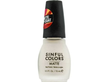 Sinful Colors Nail Polish Mattifly Top Coat 15ml Fashion