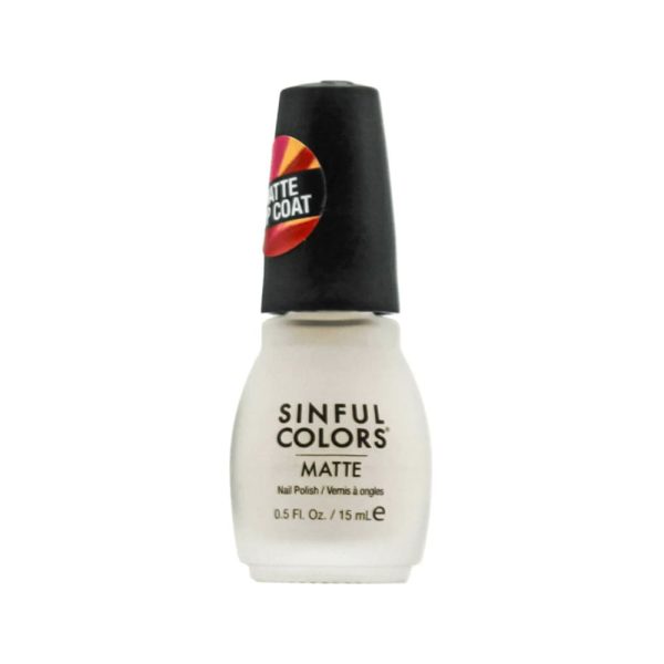 Sinful Colors Nail Polish Mattifly Top Coat 15ml Fashion