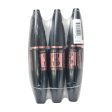 3x Maybelline Over The Top Volume Express Mascara 01 Black 8.7ml Fashion