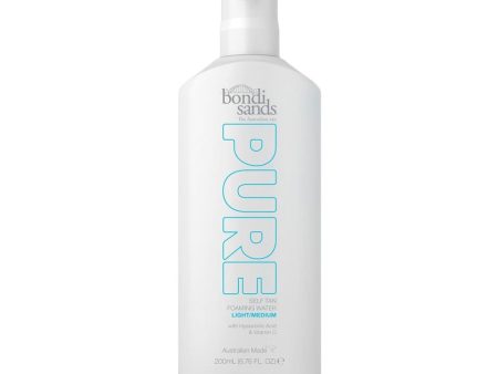 Bondi Sands Pure Self Tan Foaming Water Light Medium 200ml Discount