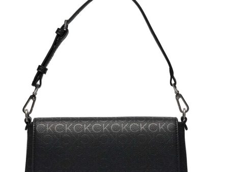 Calvin Klein Must Shoulder Bag Monogram Baskılı Omuz Çantası For Sale